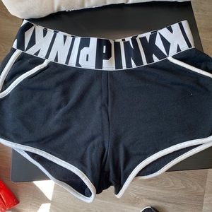 PINK size M  black shorts
